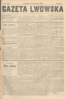 Gazeta Lwowska. 1908, nr 263
