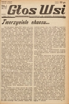 Głos Wsi. 1933, nr 17