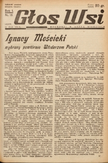 Głos Wsi. 1933, nr 18