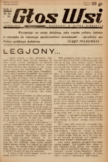 Głos Wsi. 1933, nr 29-30