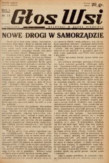 Głos Wsi. 1933, nr 33