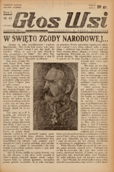 Głos Wsi. 1933, nr 43