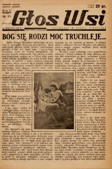 Głos Wsi. 1933, nr 49