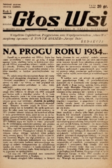 Głos Wsi. 1933, nr 50