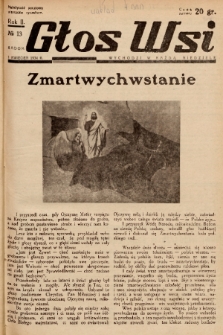 Głos Wsi. 1934, nr 13