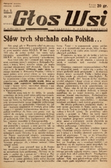 Głos Wsi. 1934, nr 20