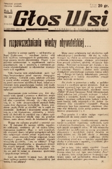 Głos Wsi. 1934, nr 22