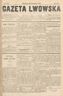 Gazeta Lwowska. 1908, nr 275