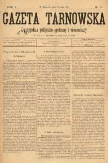 Gazeta Tarnowska : dwutygodnik polityczno-społeczny i ekonomiczny. 1884, nr 2