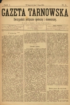 Głos Tarnowski. 1884, nr 5