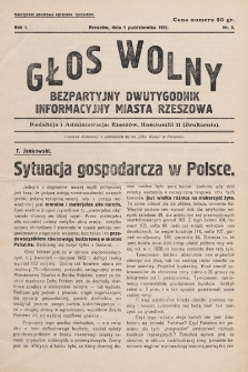 Głos Wolny. 1932, nr 5