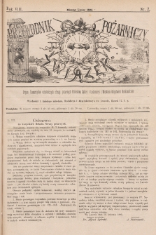 Przewodnik Pożarniczy „Związek” : organ Towarzystw Ochotniczych Straży Pożarnych Królestwa Galicyi i Lodomeryi z Wielkiem Księstwem Krakowskiem. 1894, nr 7