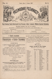 Przewodnik Pożarniczy : organ Krajowego Związku Ochotniczych Straży Pożarnych w Galicyi i Lodomeryi z Wielkiem Księstwem Krakowskiem. 1897, nr 2