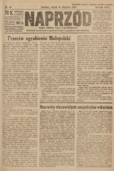 Naprzód : organ Polskiej Partyi Socyalistycznej. 1920, nr  14