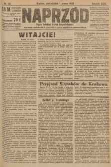 Naprzód : organ Polskiej Partyi Socyalistycznej. 1920, nr  53