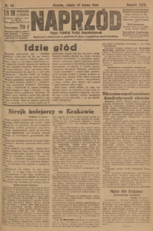 Naprzód : organ Polskiej Partyi Socyalistycznej. 1920, nr  63