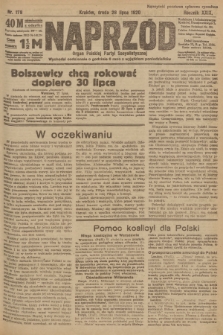 Naprzód : organ Polskiej Partyi Socyalistycznej. 1920, nr  178