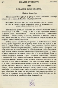 Orzecznictwo Sądów Najwyższych w Sprawach Podatkowych i Administracyjnych. R. 5, 1936, T. 1-2, nr 9