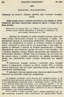 Orzecznictwo Sądów Najwyższych w Sprawach Podatkowych i Administracyjnych. R. 5, 1936, T. 1-2, nr 12