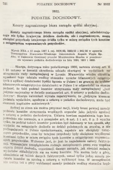 Orzecznictwo Sądów Najwyższych w Sprawach Podatkowych i Administracyjnych. R. 6, 1937, T. 1-2, nr 10