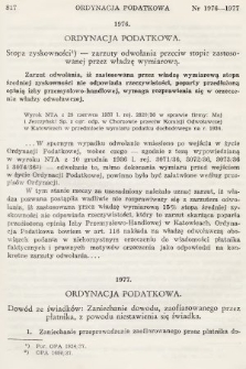 Orzecznictwo Sądów Najwyższych w Sprawach Podatkowych i Administracyjnych. R. 6, 1937, T. 1-2, nr 11
