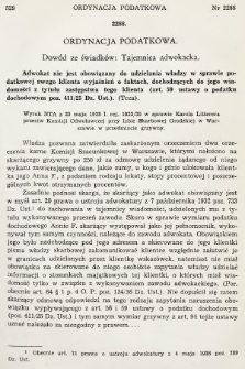 Orzecznictwo Sądów Najwyższych w Sprawach Podatkowych i Administracyjnych. R. 7, 1938, T. 1-2, nr 7