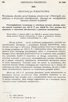 Orzecznictwo Sądów Najwyższych w Sprawach Podatkowych i Administracyjnych. R. 7, 1938, T. 1-2, nr 9