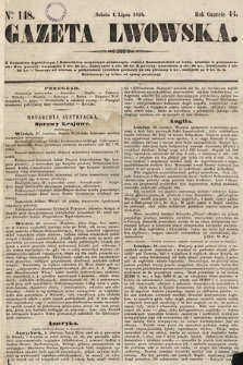 Gazeta Lwowska. 1854, nr 148