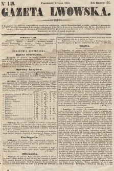 Gazeta Lwowska. 1854, nr 149