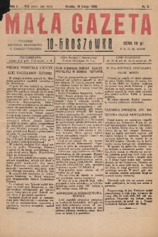 Mała Gazeta 10-groszówka : tygodnik krótkich wiadomości z całego tygodnia. 1930, nr 3