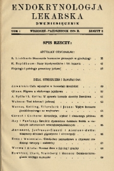 Endokrynologja Lekarska. 1936, z. 2