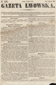 Gazeta Lwowska. 1854, nr 151