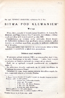 Przegląd Kawaleryjski. 1932, nr 8-9