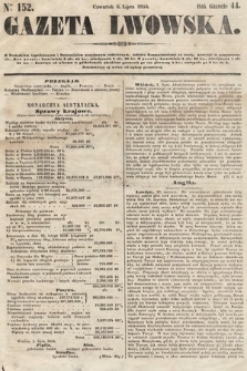 Gazeta Lwowska. 1854, nr 152