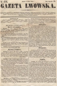 Gazeta Lwowska. 1854, nr 154