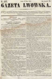 Gazeta Lwowska. 1854, nr 157