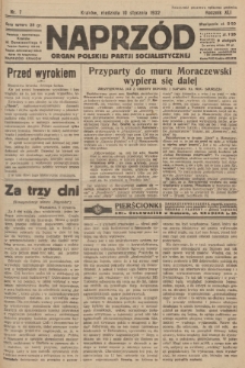 Naprzód : organ Polskiej Partji Socjalistycznej. 1932, nr 7