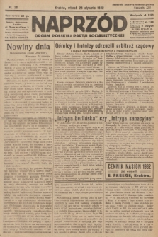 Naprzód : organ Polskiej Partji Socjalistycznej. 1932, nr 20