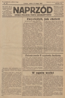 Naprzód : organ Polskiej Partji Socjalistycznej. 1932, nr 35 (po konfiskacie nakład drugi)