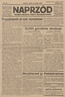 Naprzód : organ Polskiej Partji Socjalistycznej. 1932, nr 41