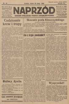 Naprzód : organ Polskiej Partji Socjalistycznej. 1932, nr 46