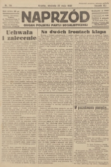 Naprzód : organ Polskiej Partji Socjalistycznej. 1932, nr 114