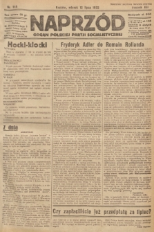 Naprzód : organ Polskiej Partji Socjalistycznej. 1932, nr 155