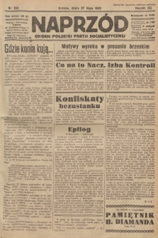 Naprzód : organ Polskiej Partji Socjalistycznej. 1932, nr 168