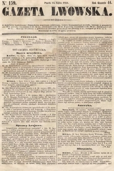 Gazeta Lwowska. 1854, nr 159