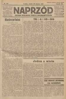 Naprzód : organ Polskiej Partji Socjalistycznej. 1932, nr 196