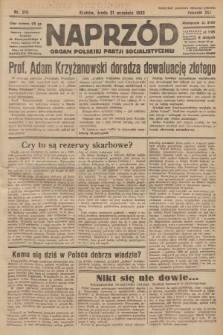 Naprzód : organ Polskiej Partji Socjalistycznej. 1932, nr 215