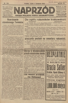 Naprzód : organ Polskiej Partji Socjalistycznej. 1932, nr 252