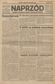 Naprzód : organ Polskiej Partji Socjalistycznej. 1932, nr 267