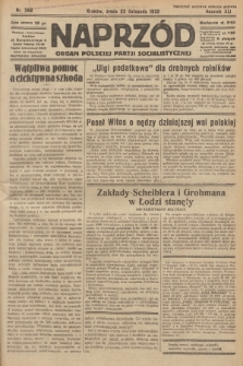 Naprzód : organ Polskiej Partji Socjalistycznej. 1932, nr 268